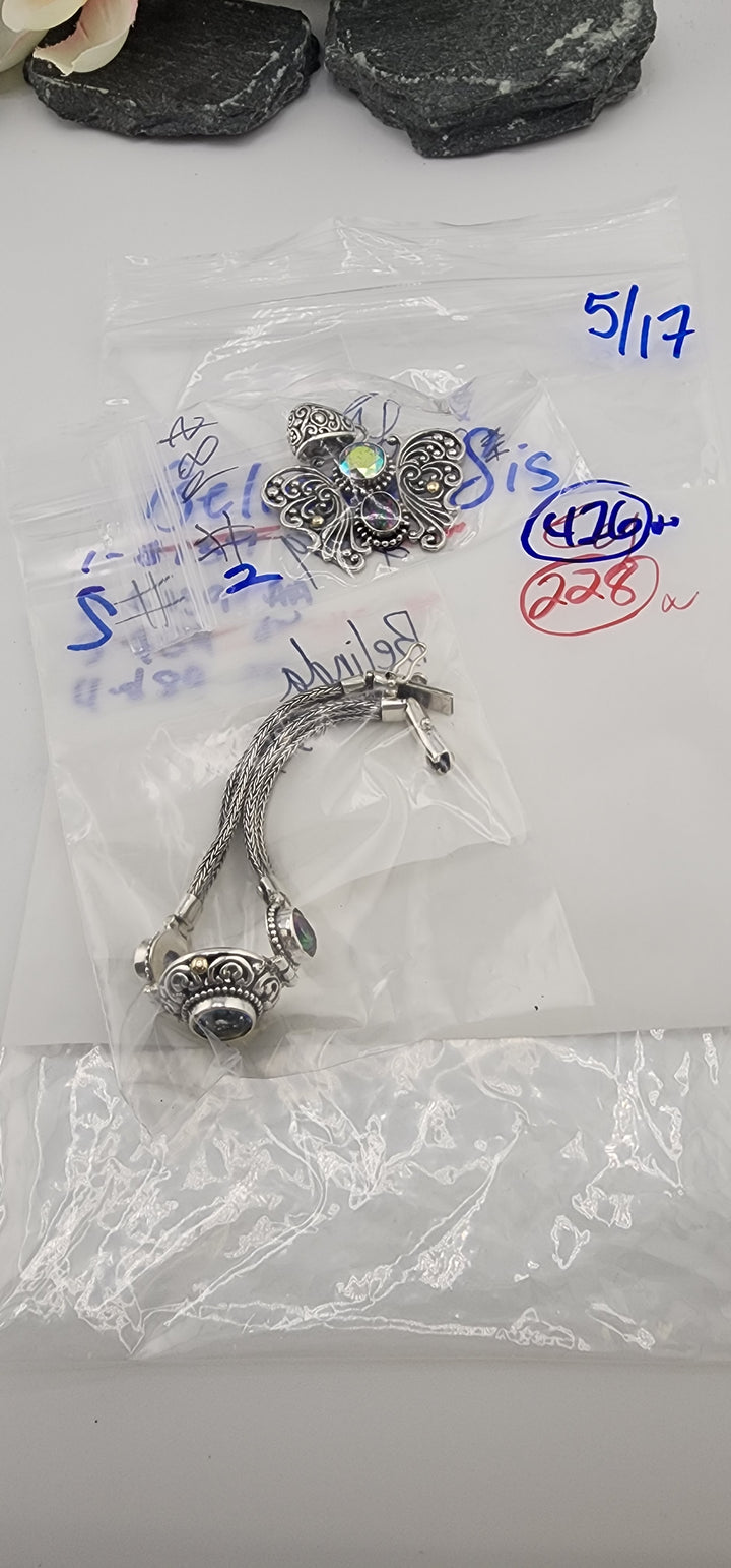 RESERVED FOR: Belinda Sis- 5/17/2025 tiktok Live Show (48 hour) -2Sterling Silver Items