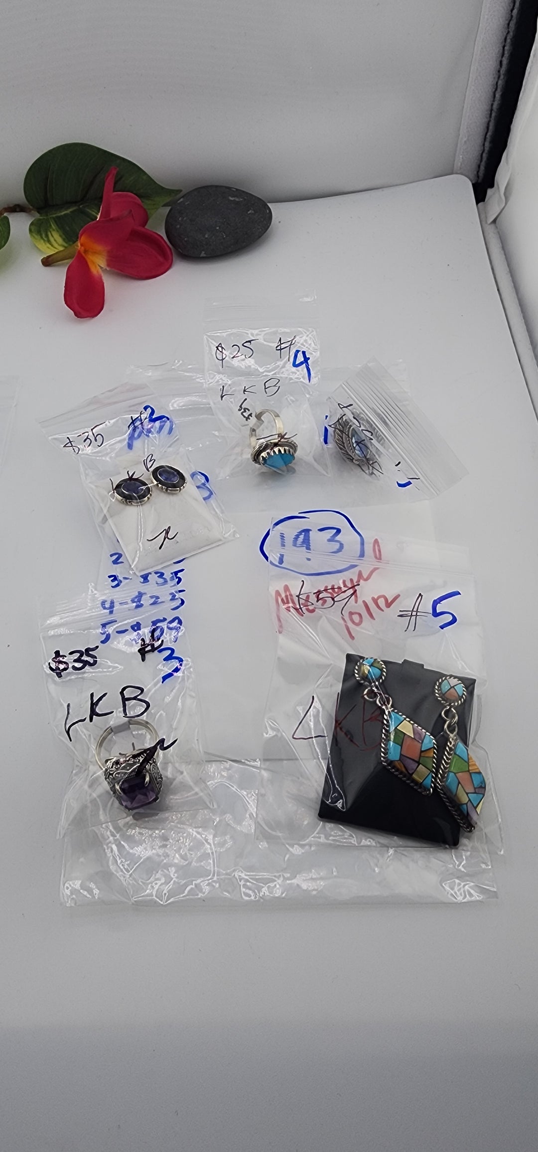 PM SHOW 48HR - RESERVED FOR: LKB - 10/9/2025 FL tiktok Live Show - 5 Sterling Silver Items