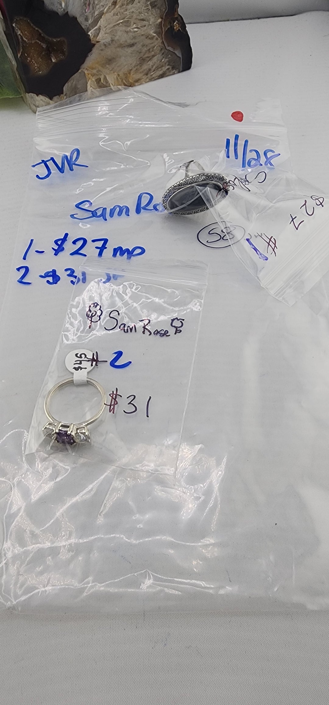 BF PM SHOW 48HR - RESERVED FOR: SamRose  - 11/28/2025 tiktok Live Show -2 Sterling Silver Items