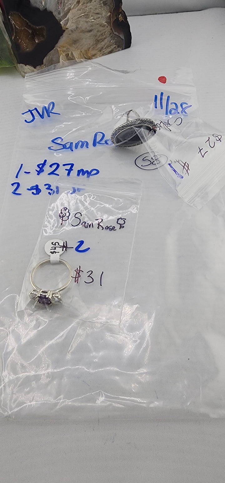 BF PM SHOW 48HR - RESERVED FOR: SamRose  - 11/28/2025 tiktok Live Show -2 Sterling Silver Items