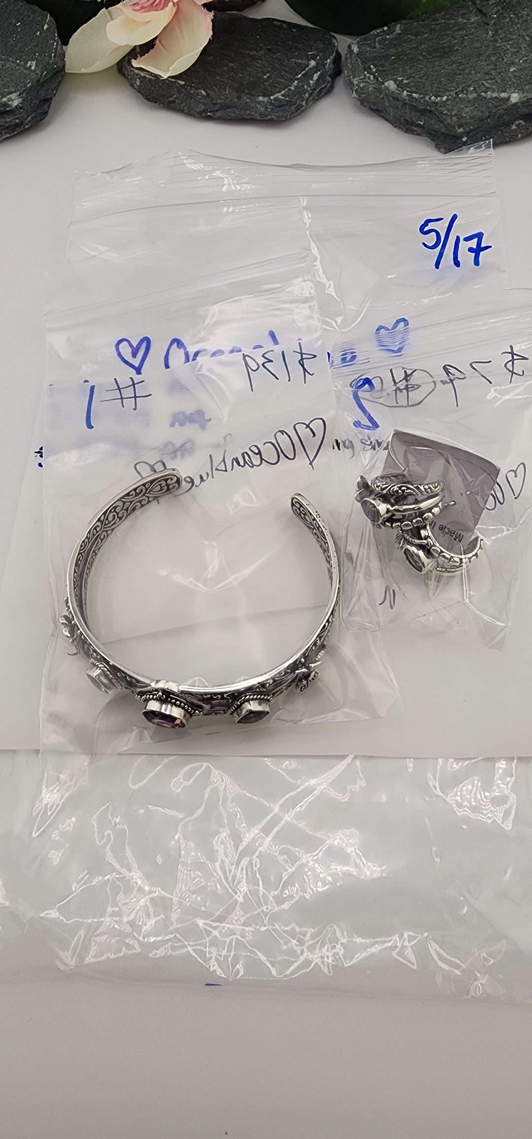 RESERVED FOR: 💙Oceanblue💙- 5/17/2025 tiktok Live Show (48 hour) - 2 Sterling Silver Items