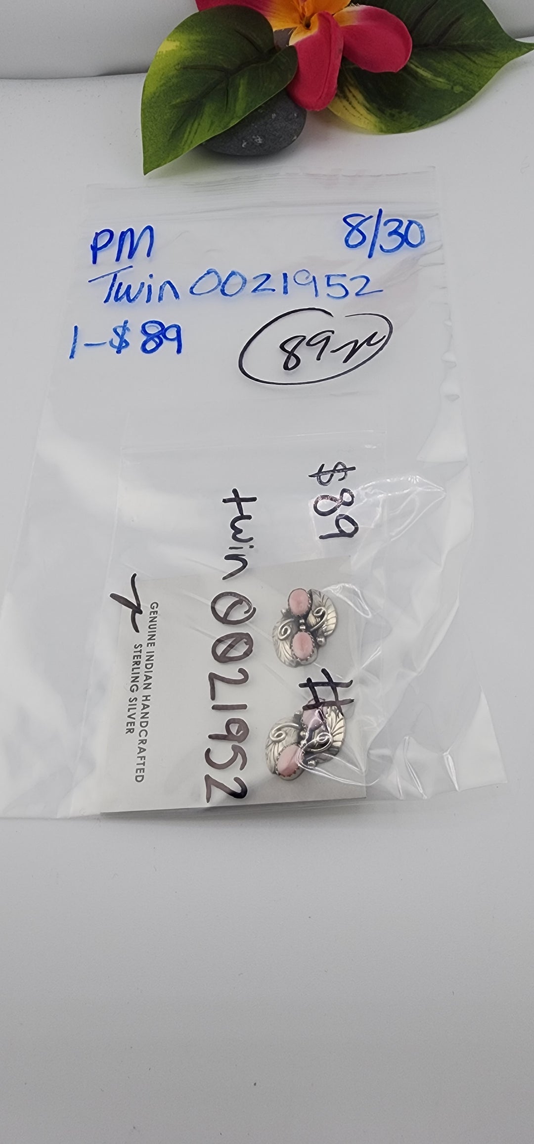 PM SHOW 48HR - RESERVED FOR: Twin0021952 - 8/30/2025 FL tiktok Live Show - 1 Sterling Silver Items