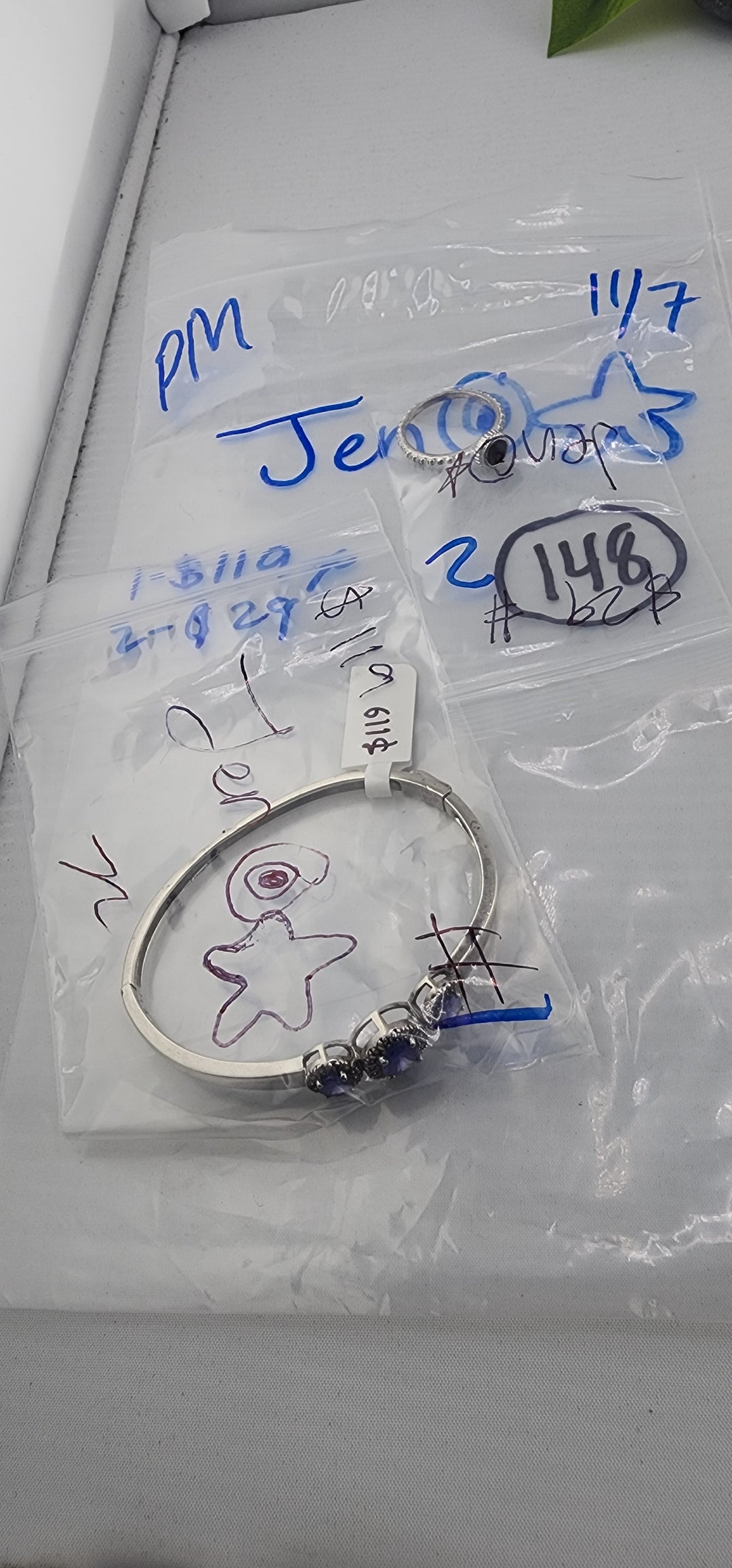 PM SHOW 48HR - RESERVED FOR: Jen🧿⭐ - 11/7/2025 tiktok Live Show - 2 Sterling Silver Items