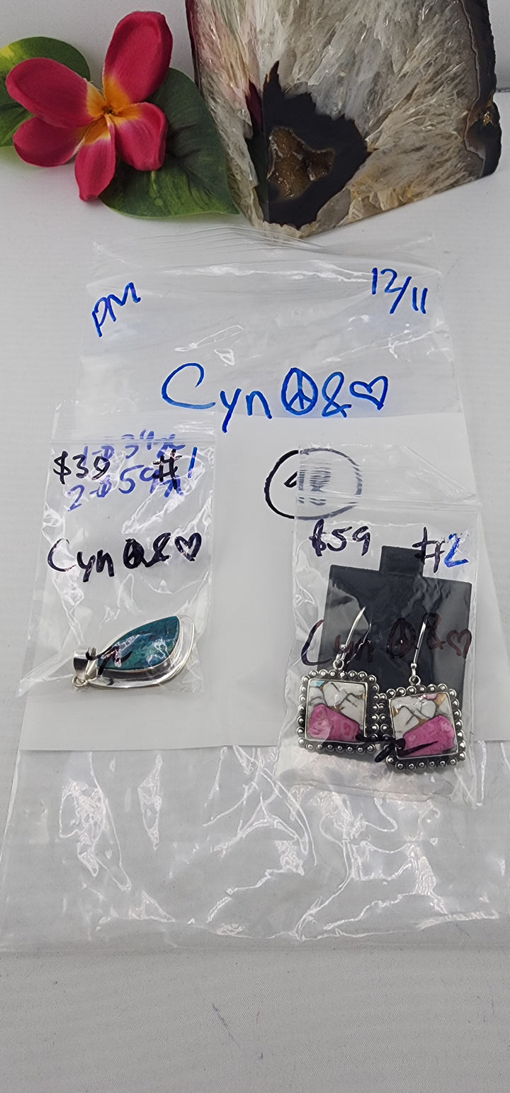 PM SHOW 48HR - RESERVED FOR: Cyn☮️&❤️ - 12/11/2025 tiktok Live Show - 2 Sterling Silver Items