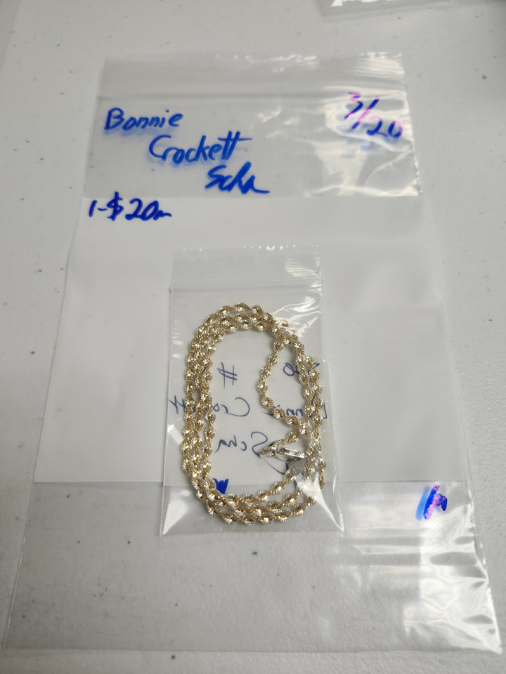 RESERVED FOR: Bonnie Crockett Scha - 3/20/2025 Live Show - 1 Sterling Silver Items