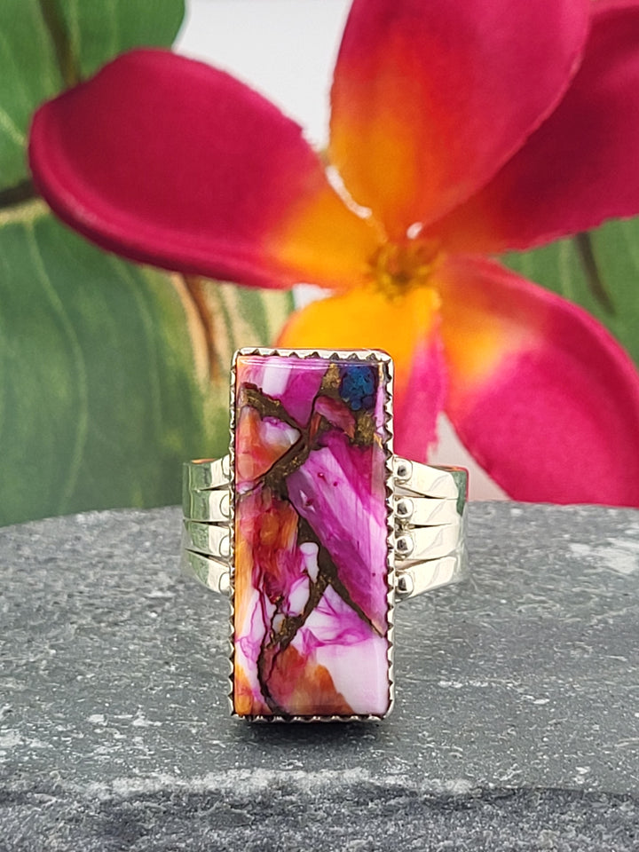 Dahlia Bar Ring Size 10