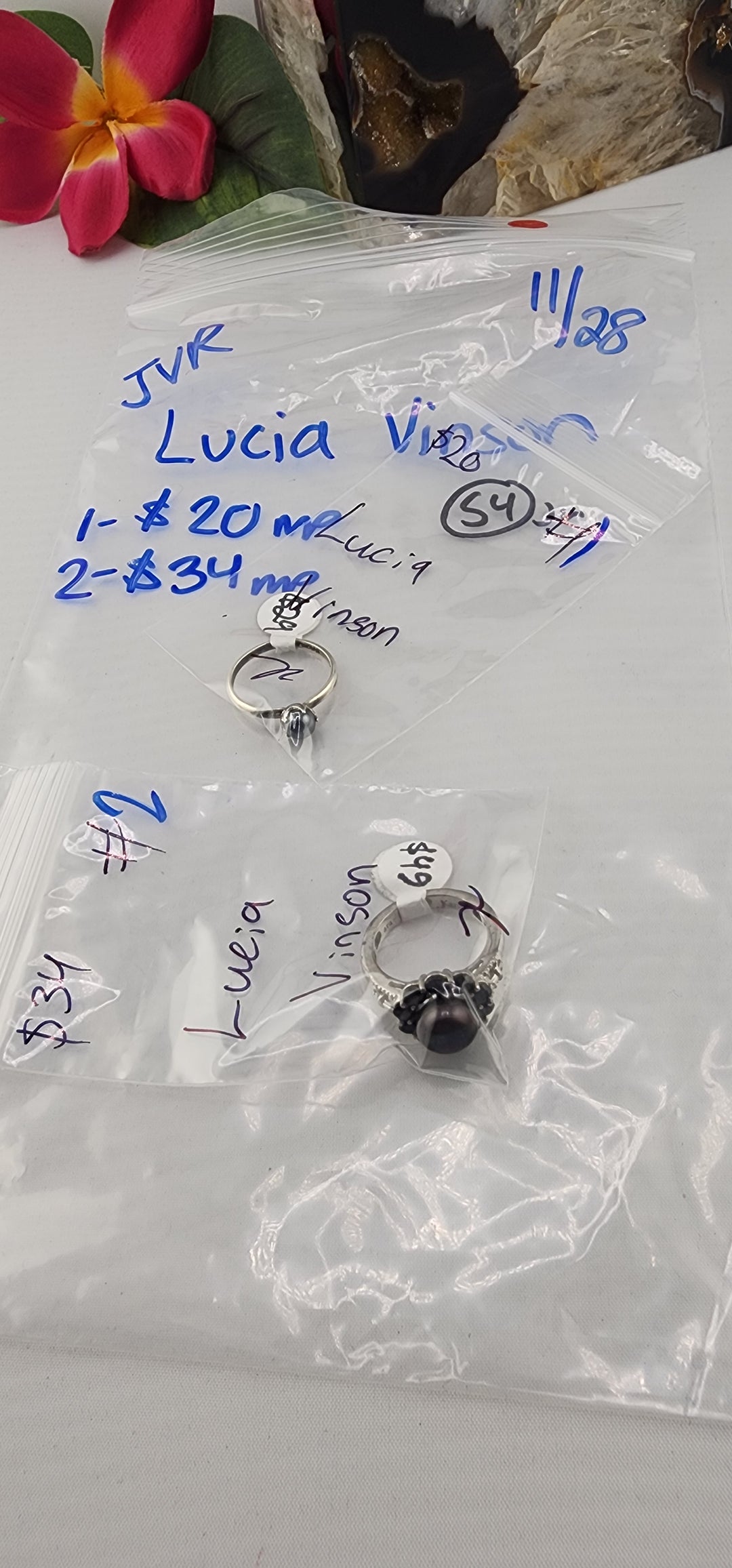 BF PM SHOW 48HR - RESERVED FOR: Lucia Vinson  - 11/28/2025 tiktok Live Show - 2 Sterling Silver Items