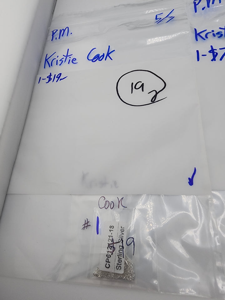 Kristie Cook - 5/3/26 PM - 1 925 Sterling Silver Items