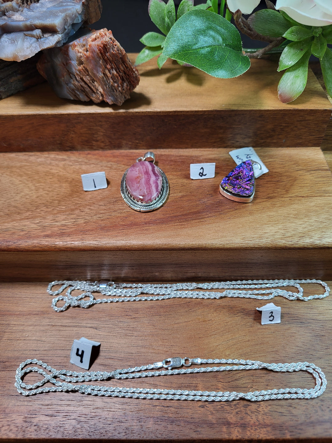 RESERVED FOR: justmeinTN 8/22/24- 4 Sterling Silver Items