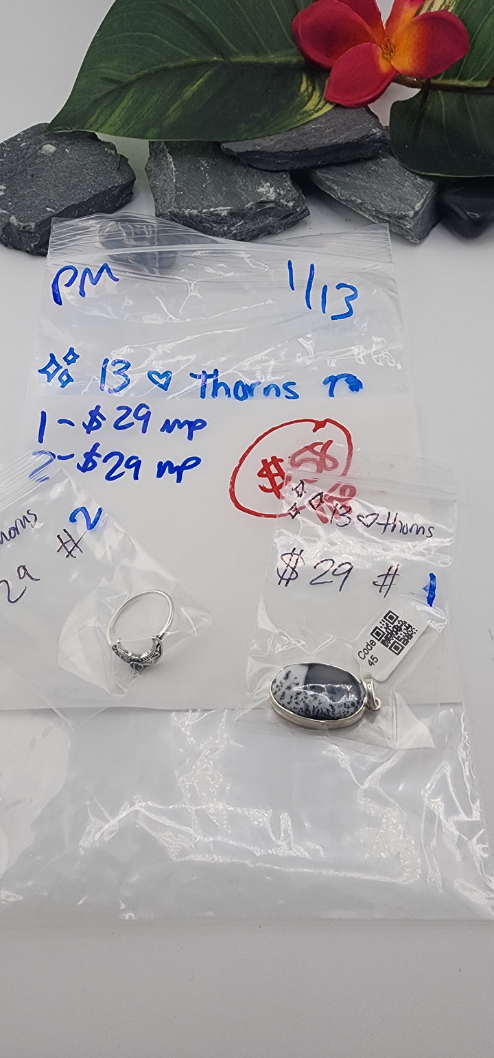 Custom sterling silver items - PM SHOW RESERVED FOR: ✨13🖤thorns🥀   - 1/13/2026 tiktok Live Show - 2 Sterling Silver Items