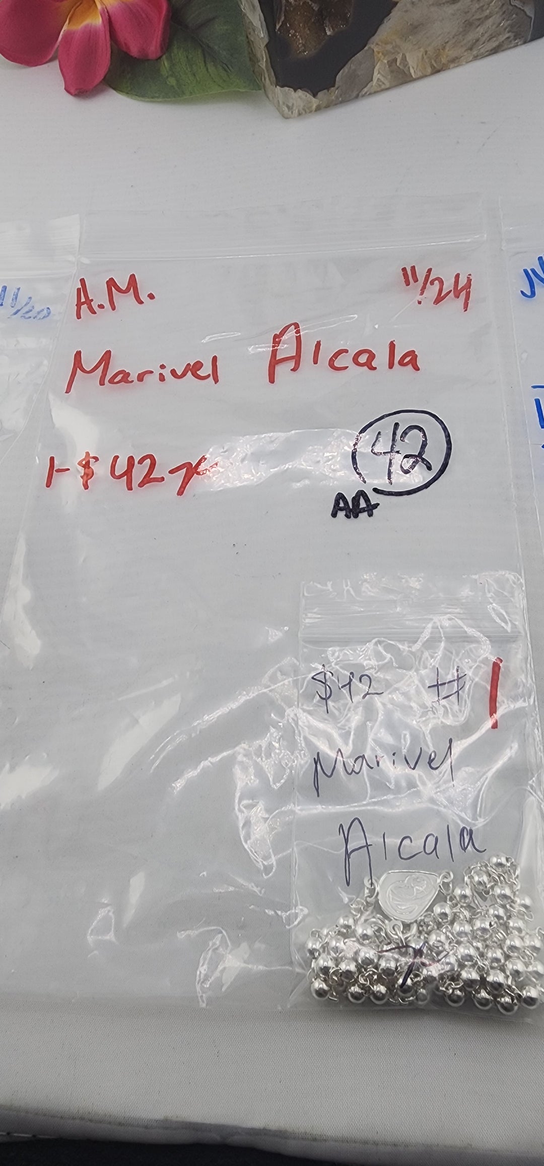 AM SHOW 48HR RESERVED FOR: Marivel Alcala- 11/24/2025 FL tiktok Live Show - 1 Sterling Silver Items