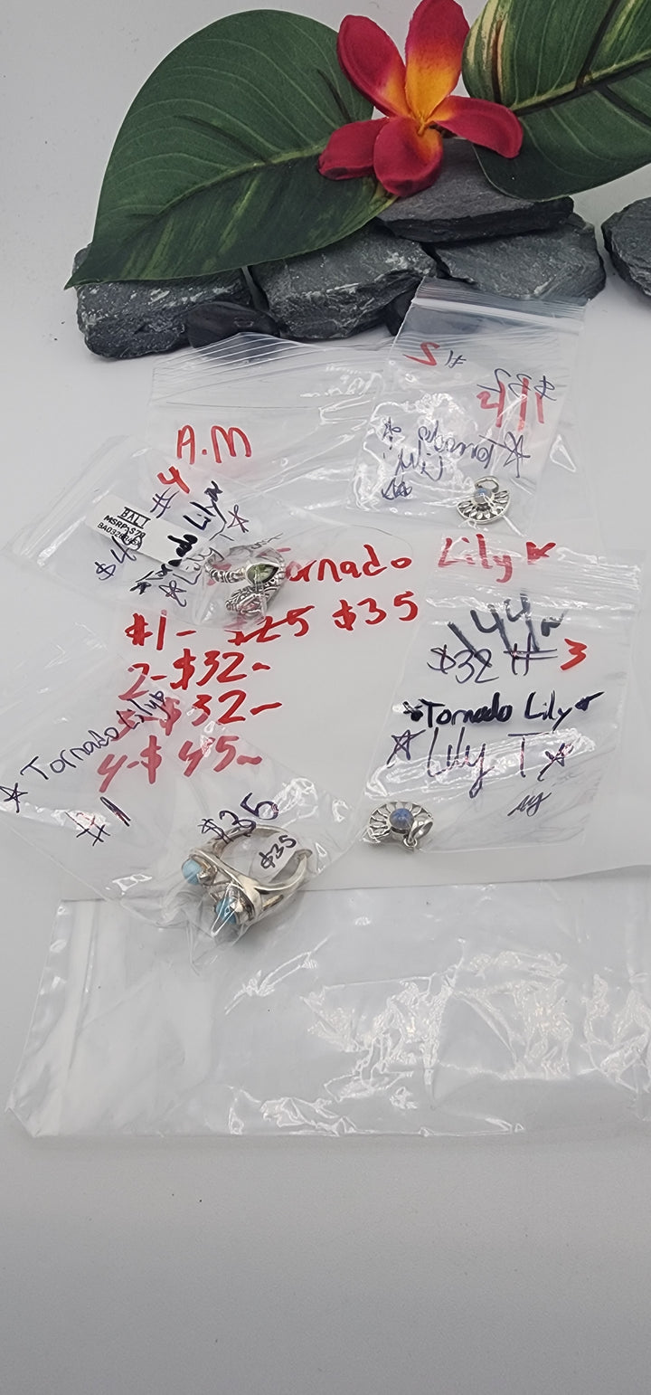 ⭐️Tornado Lily⭐️ - 4/1/26 - 4 925 Sterling Silver Items