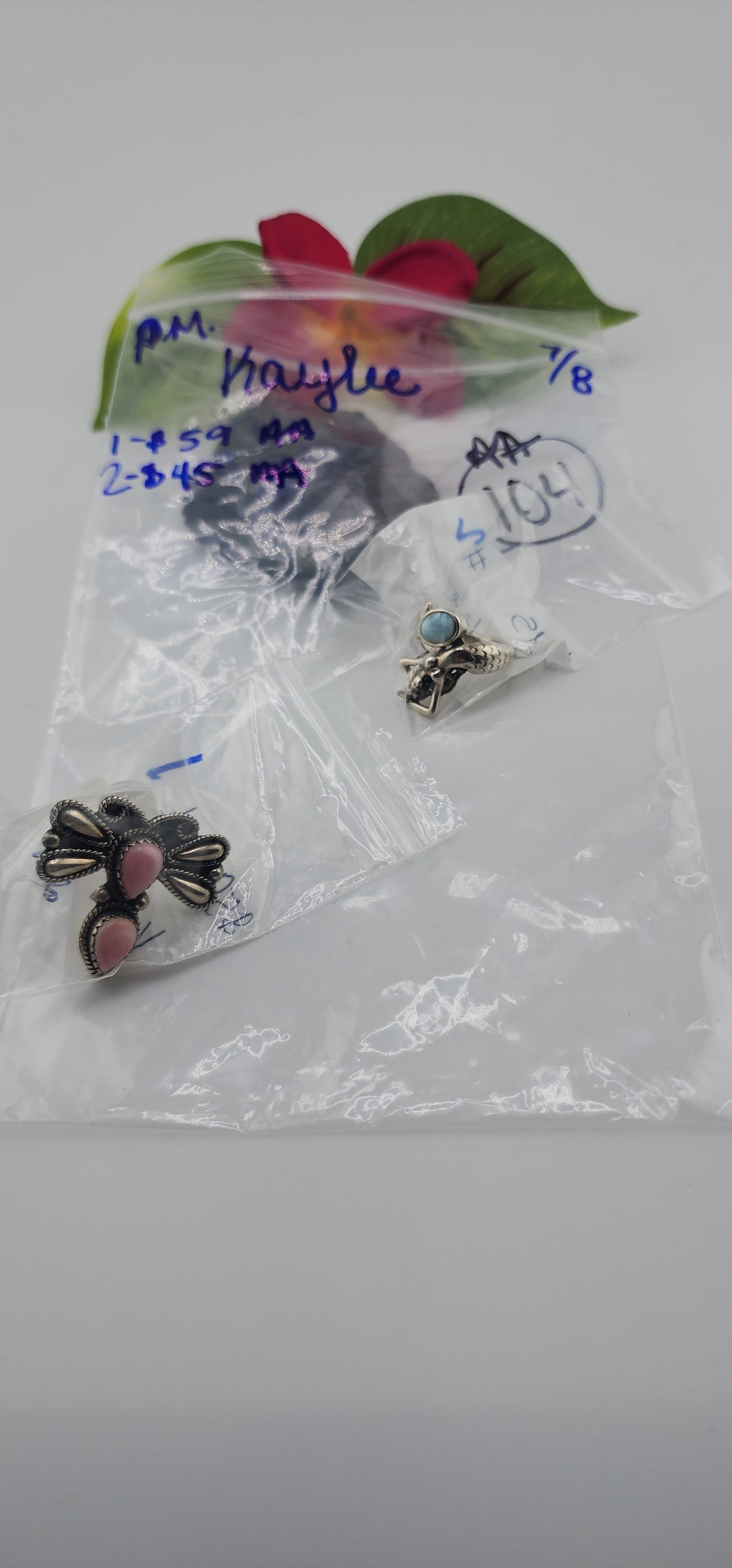 PM SHOW 48HR - RESERVED FOR: Kaylee - 7/8/2025 FL tiktok Live Show -2 Sterling Silver Items