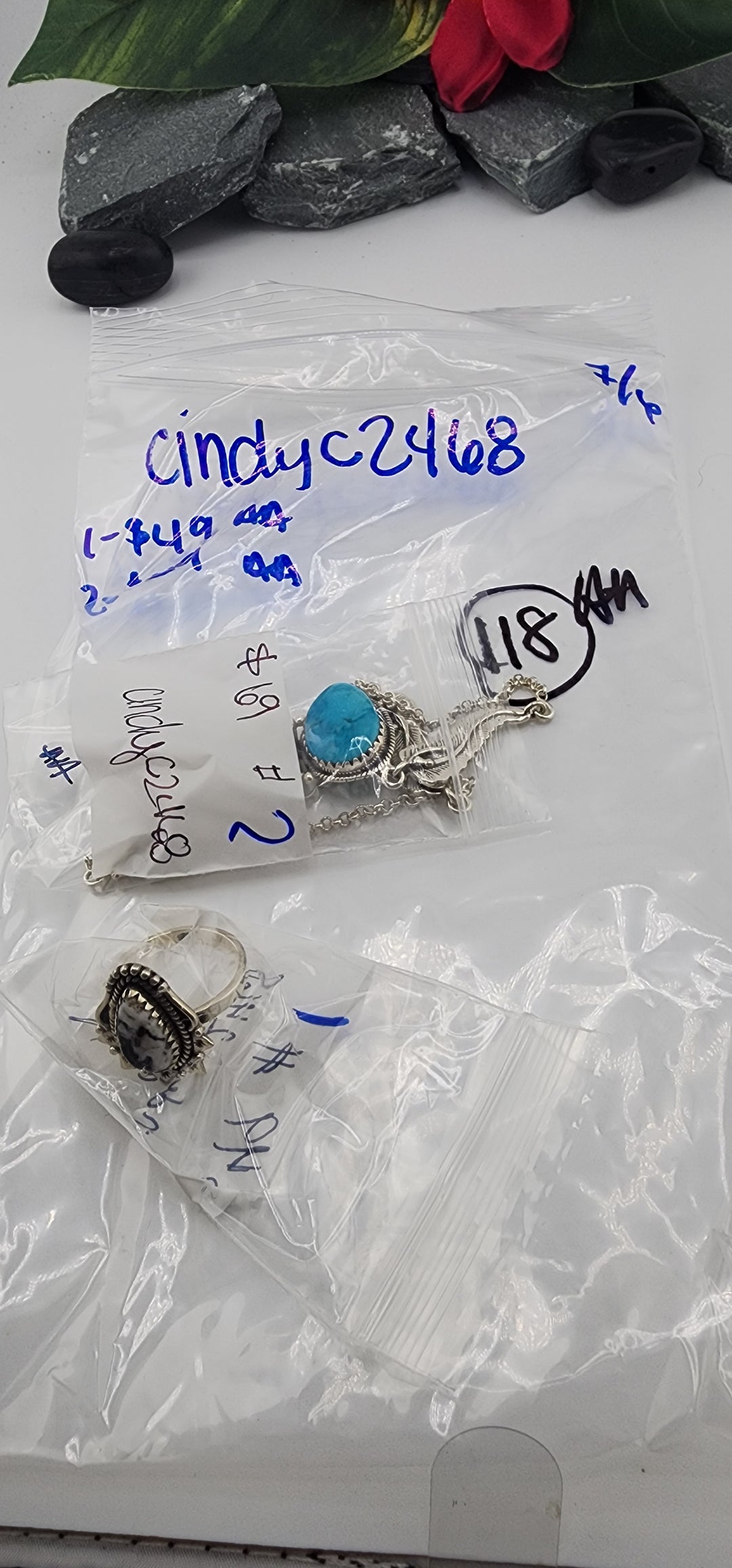 RESERVED FOR: cindyc2468 - 7/6/2025 tiktok Reservation Live Show - 2 Sterling Silver Items