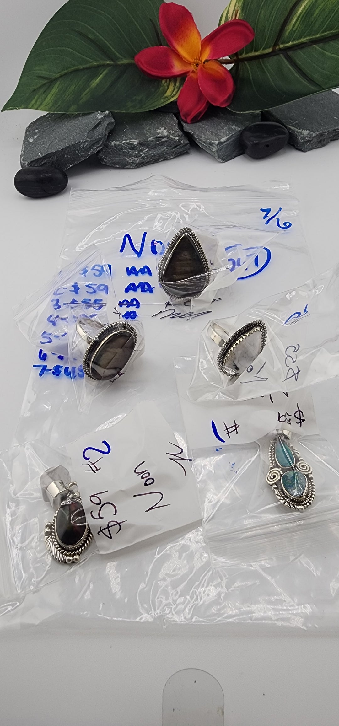RESERVED FOR: Noon - 7/6/2025 tiktok Reservation Live Show -5 Sterling Silver Items