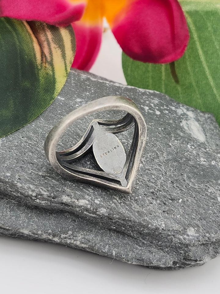 Oxidized Marquee Bumblebee Jasper Ring Size 9