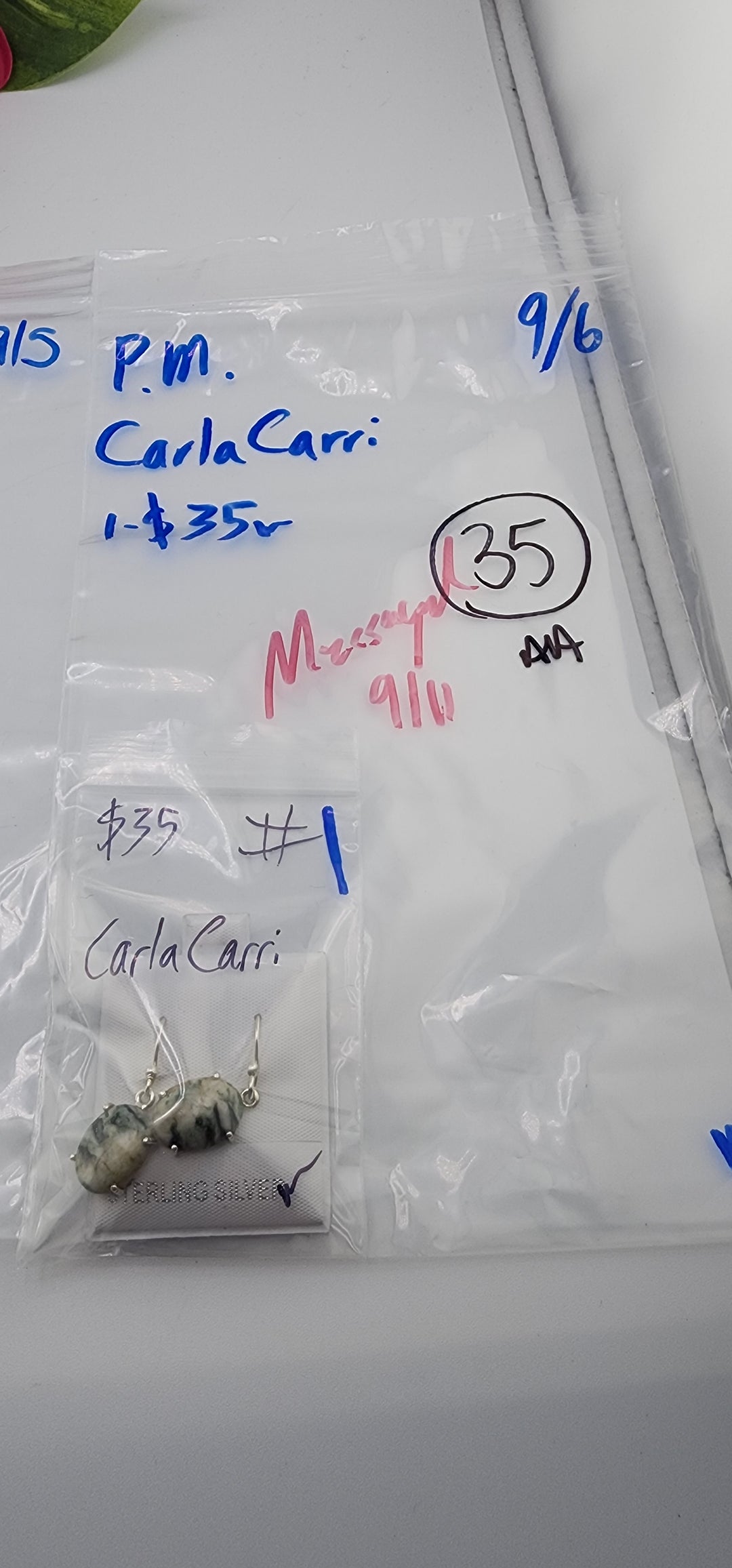 PM SHOW 48HR - RESERVED FOR: CarlaCarri - 9/6/2025 FL tiktok Live Show - 1 Sterling Silver Items
