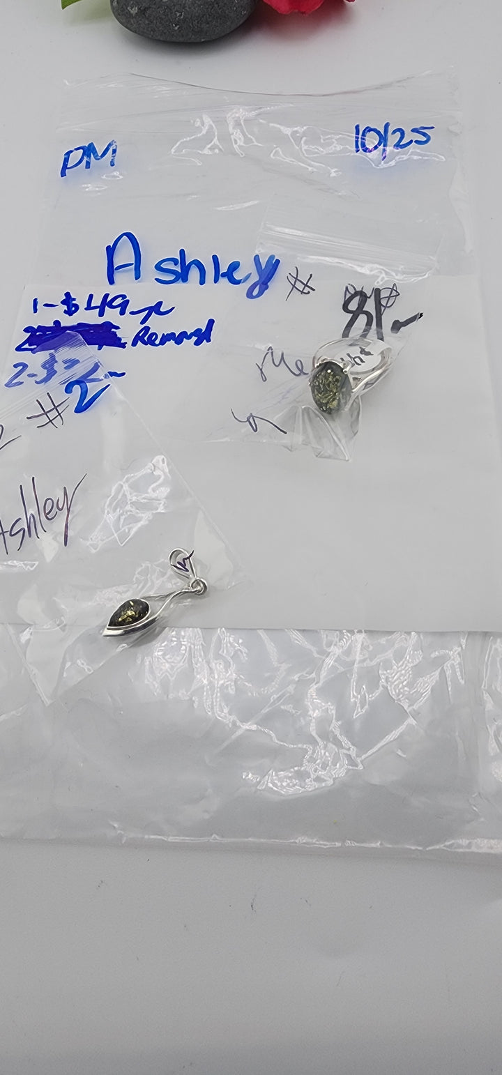 PM SHOW 48HR - RESERVED FOR: Ashley - 10/25/2025 FL tiktok Live Show - 2 Sterling Silver Items