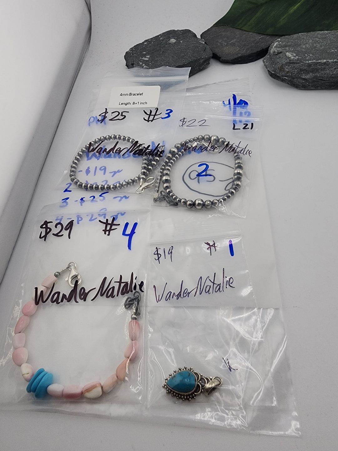 WanderNative - 4/12/26 PM - 4 925 Sterling Silver Items