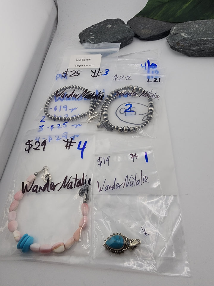 WanderNative - 4/12/26 PM - 4 925 Sterling Silver Items