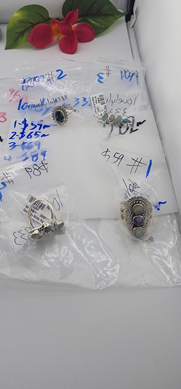 PM SHOW 48HR - RESERVED FOR: lovelylulu333 - 10/1/2025 FL tiktok Live Show - 4 Sterling Silver Items