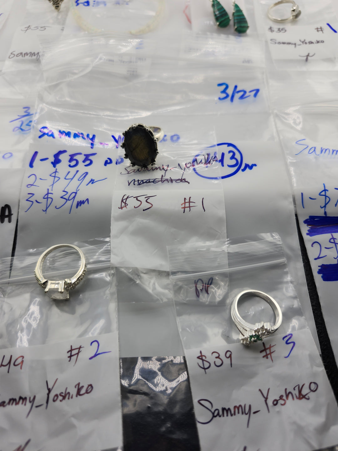 RESERVED FOR: Sammy_Yoshiko - 3/27/2025 tiktok Live Show -3 Sterling Silver Items