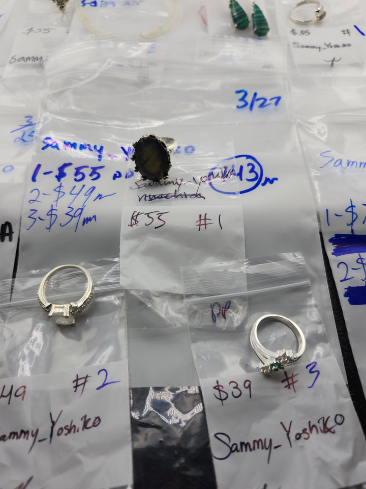 RESERVED FOR: Sammy_Yoshiko - 3/27/2025 tiktok Live Show -3 Sterling Silver Items