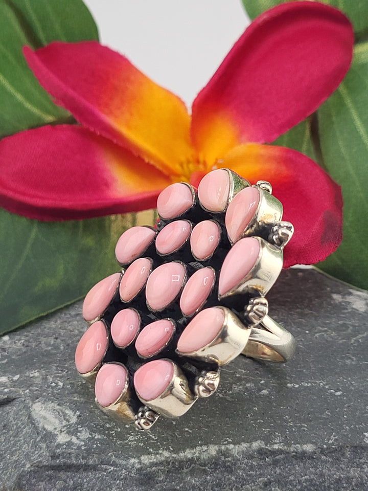 Queen Conch Cluster Ring Size 7.25