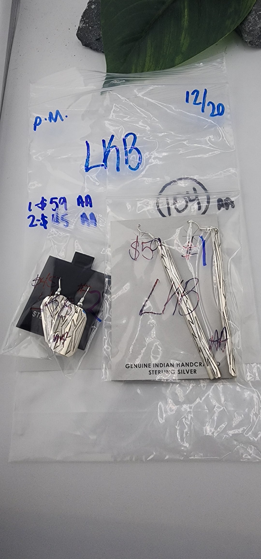 PM SHOW 48HR - RESERVED FOR: LKB - 12/20/2025 tiktok Live Show - 2 Sterling Silver Items