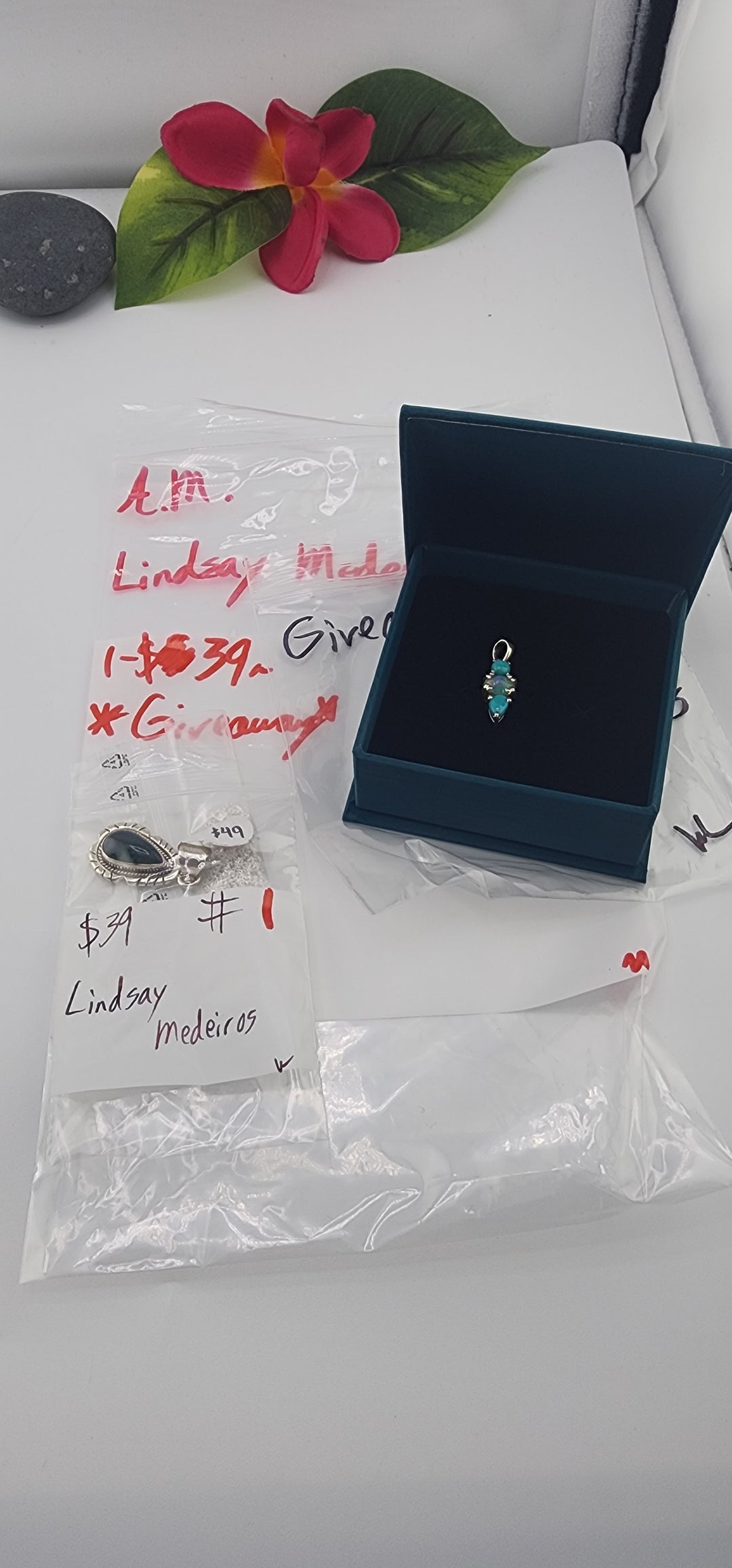 AM SHOW 48HR RESERVED FOR: Lindsay Medeiros - 9/25/2025 FL tiktok Live Show - 2 Sterling Silver Items