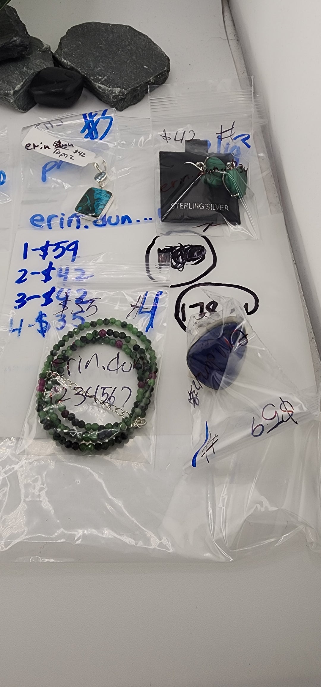 PM SHOW 48HR - RESERVED FOR: erin.dun...123456 - 12/19/2025 tiktok Live Show - 4 Sterling Silver Items
