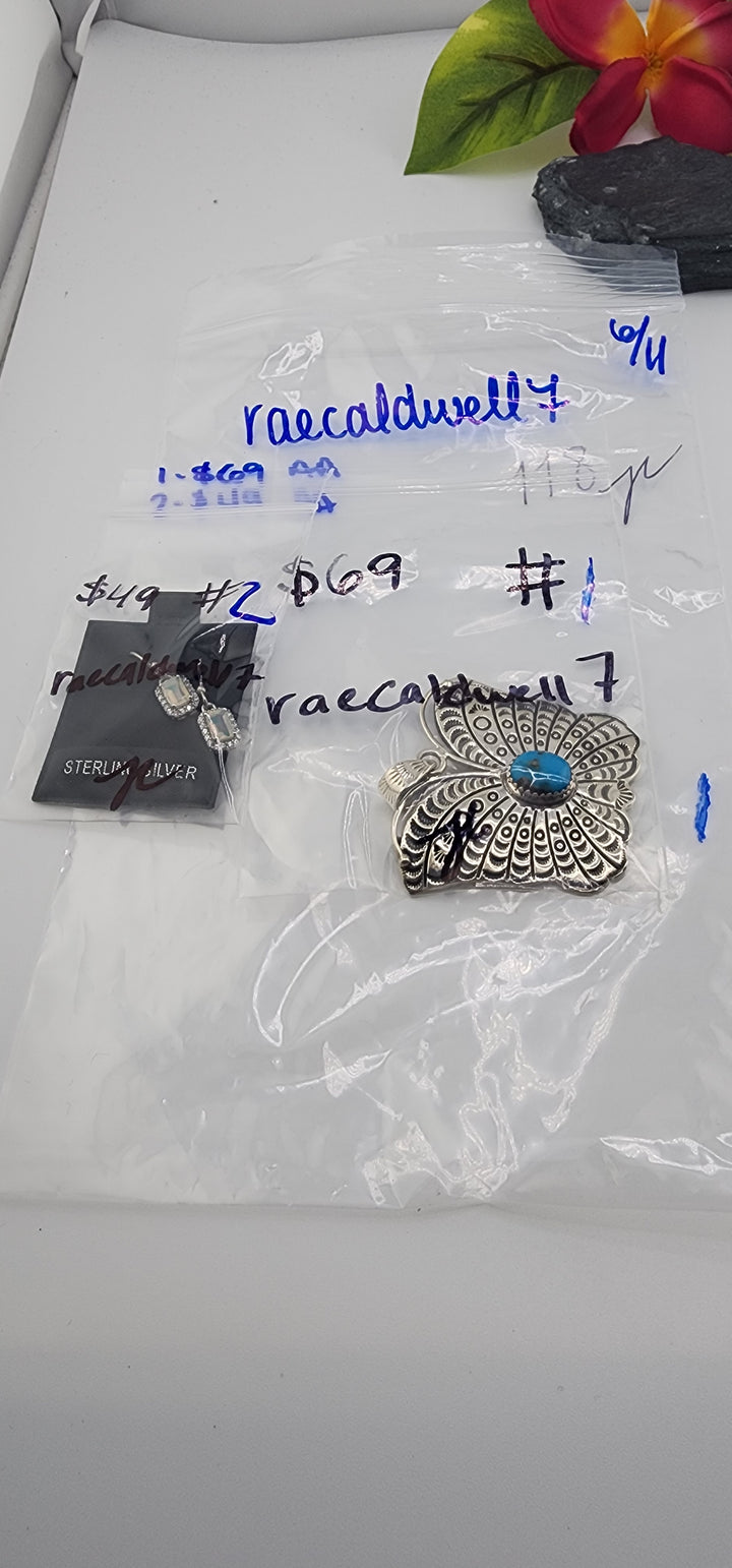 RESERVED FOR: raecaldwell7 - 6/11/2025 tiktok Reservation Live Show - 2 Sterling Silver Items