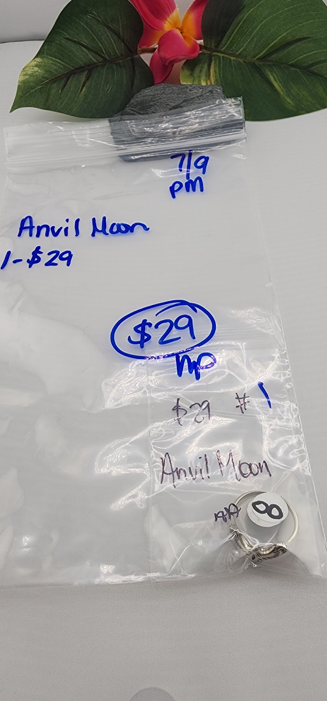 PM SHOW 48HR - RESERVED FOR: anvil moon - 7/9/2025 FL tiktok Live Show - 1 Sterling Silver Items