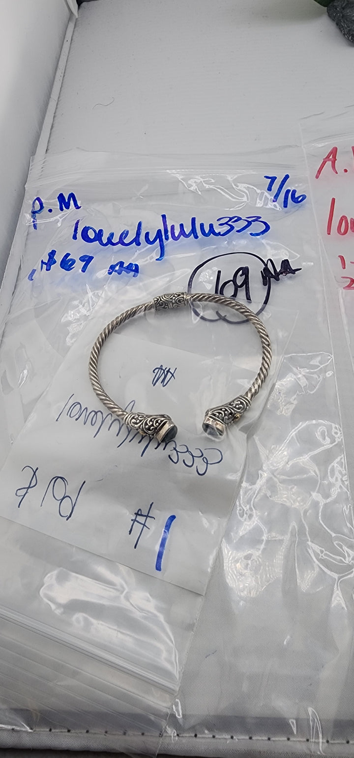 PM SHOW 48HR - RESERVED FOR: lovelylulu333 - 7/16/2025 FL tiktok Live Show - 1 Sterling Silver Items