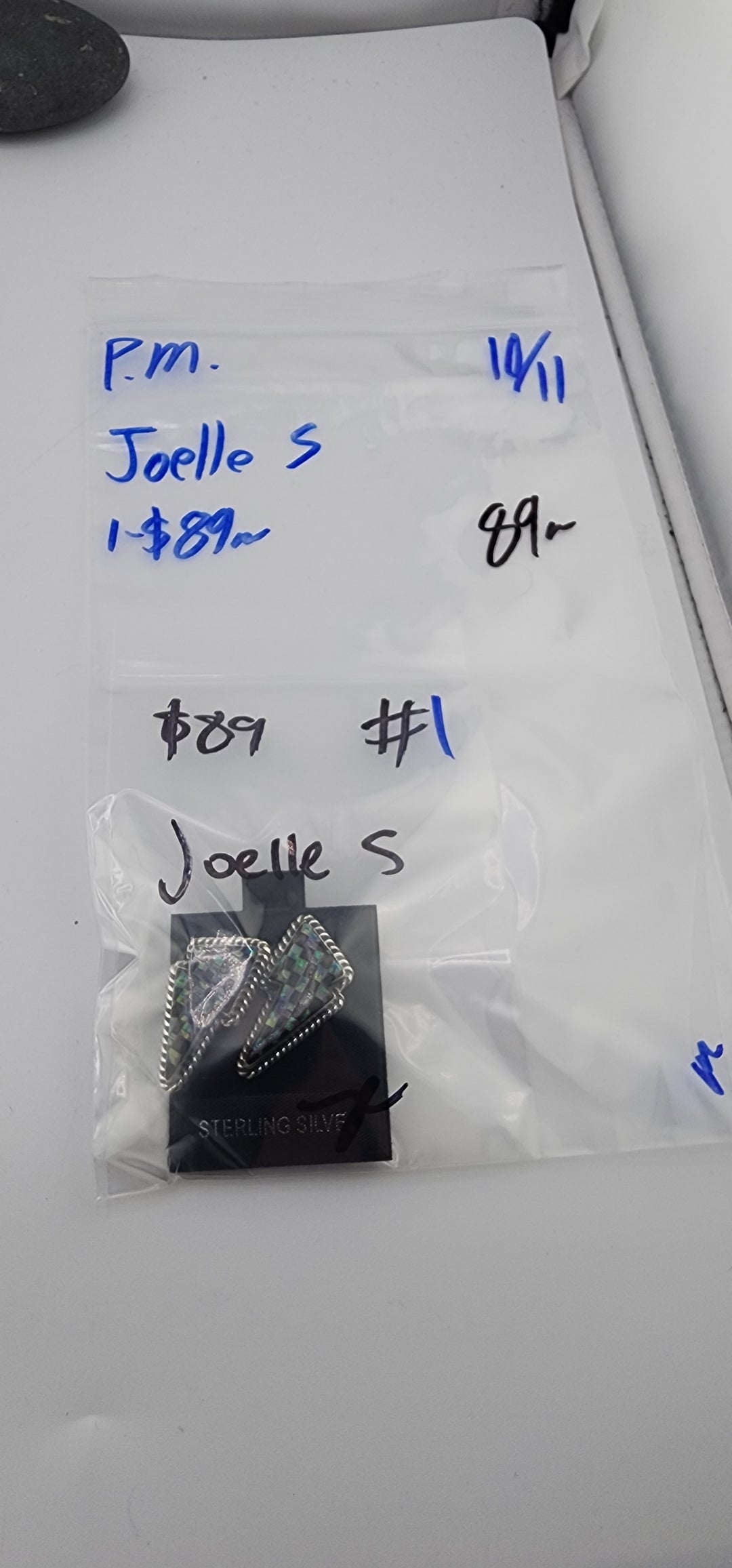 PM SHOW 48HR - RESERVED FOR: Joelle S - 10/11/2025 FL tiktok Live Show - 1 Sterling Silver Items