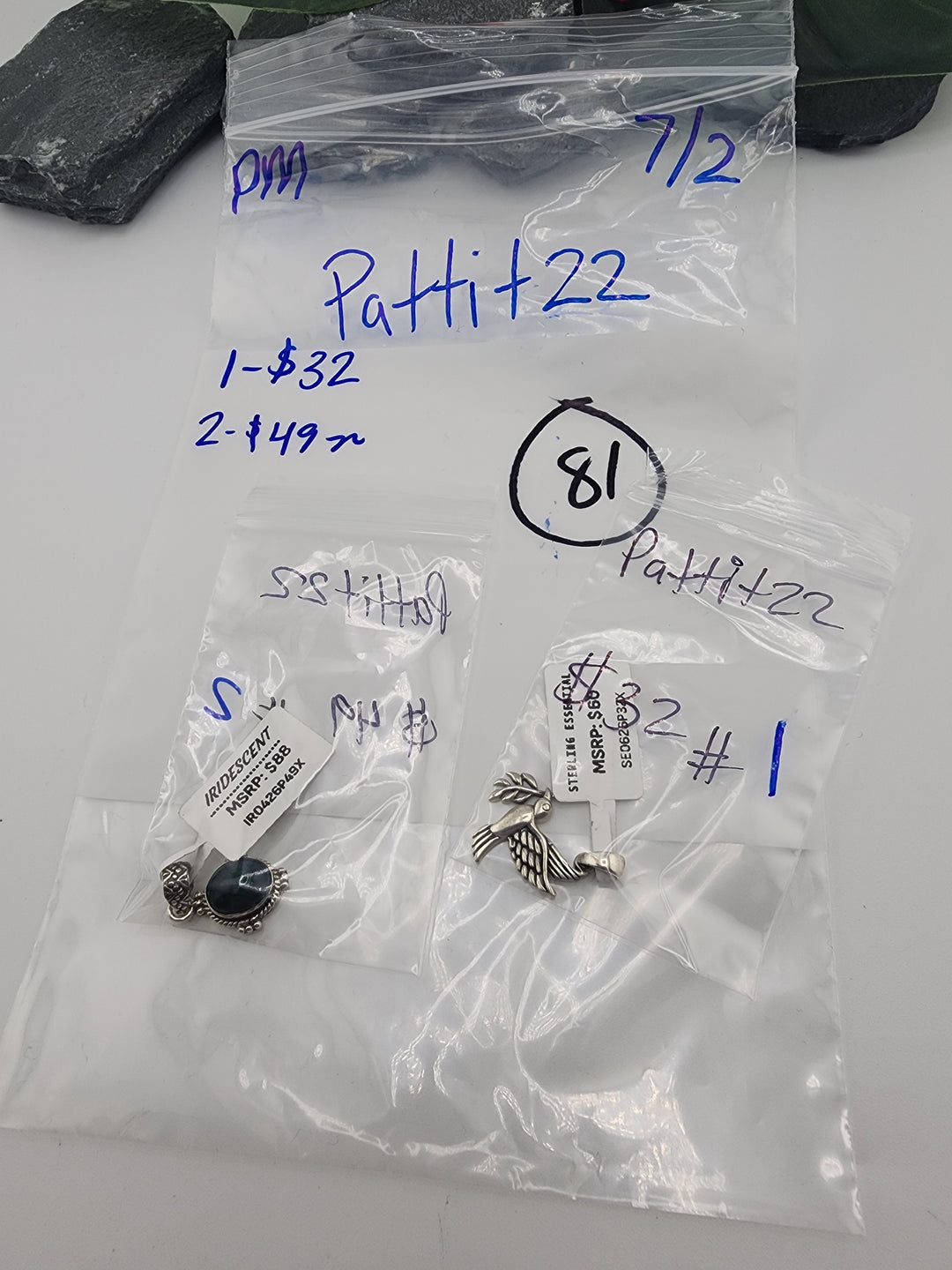 pattit22 - 7/2/26 PM - 2 925 Sterling Silver