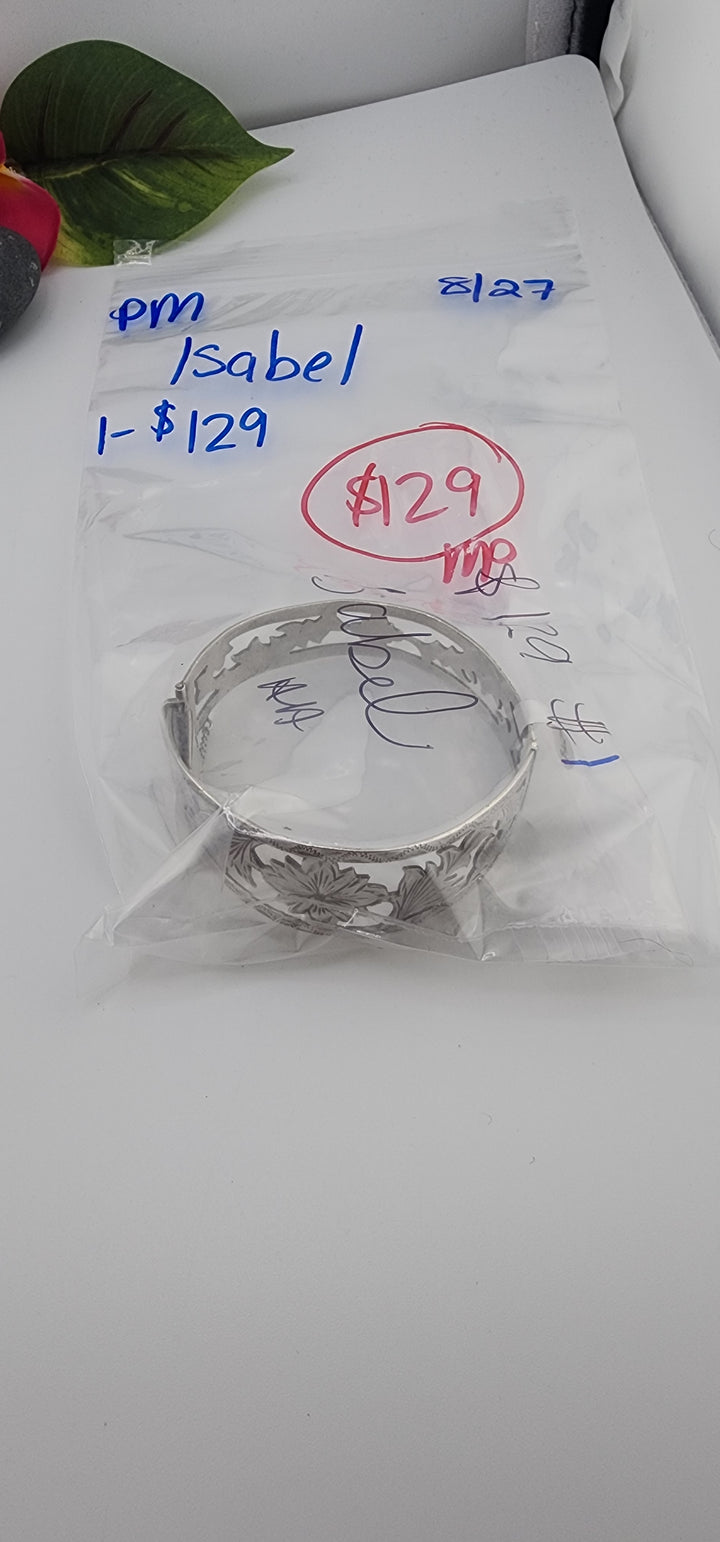PM SHOW 48HR - RESERVED FOR: Isabel - 8/27/2025 FL tiktok Live Show - 1 Sterling Silver Items