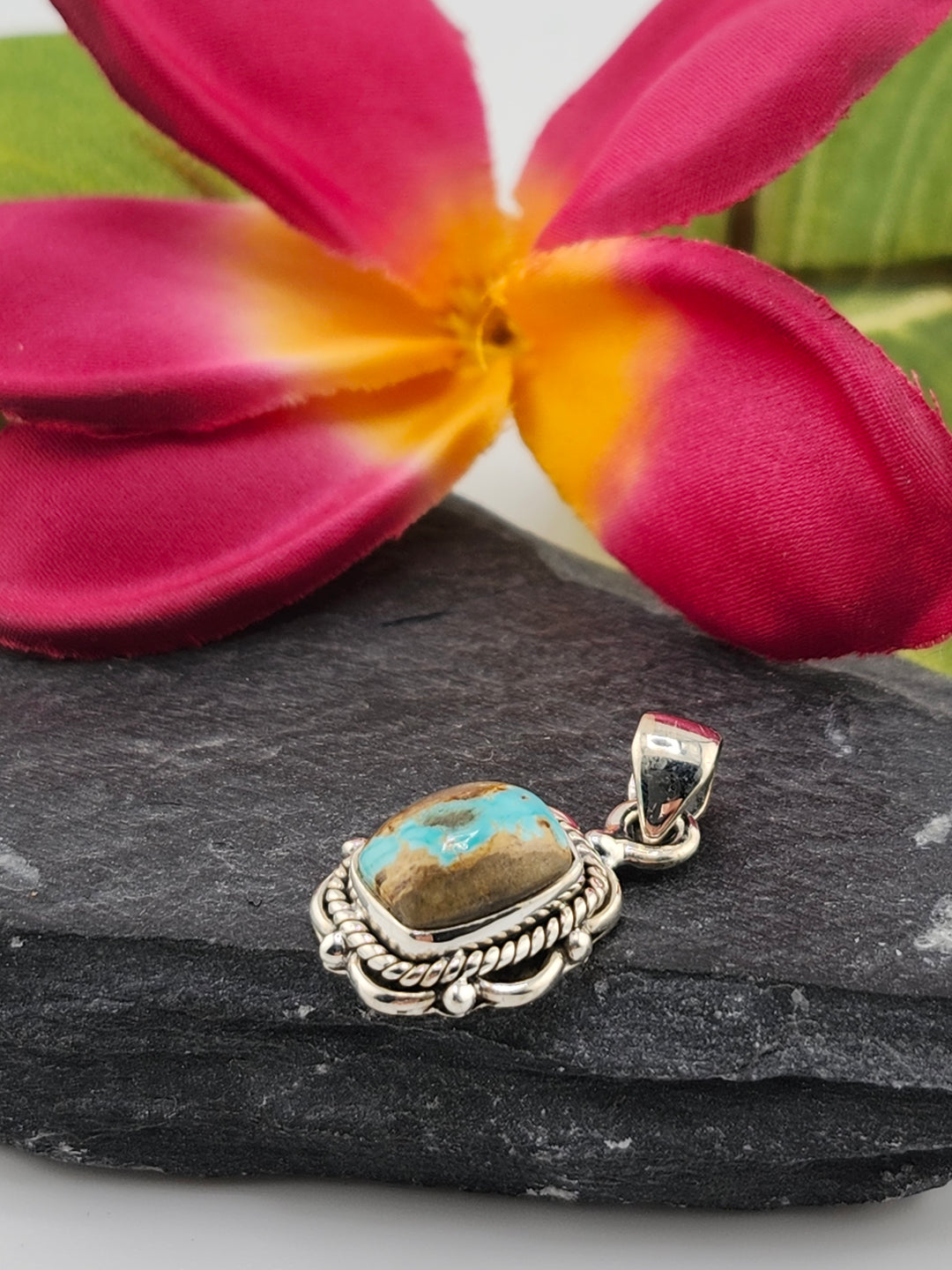 Royston Ribbon Turquoise Pendant