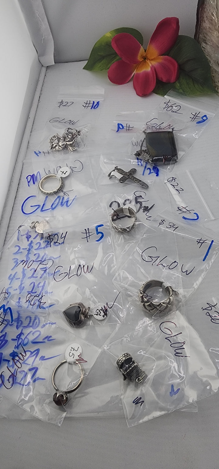 PM SHOW 48HR - RESERVED FOR: GLOW - 11/29/2025 tiktok Live Show - 12 Sterling Silver Items