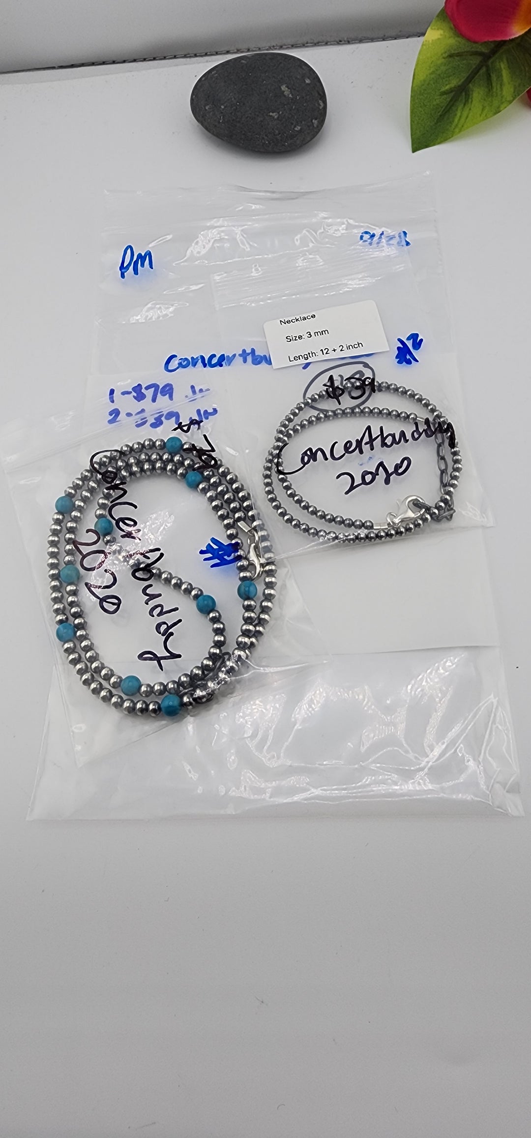 PM SHOW 48HR - RESERVED FOR: concertbuddy2020 - 9/28/2025 FL tiktok Live Show - 2 Sterling Silver Items