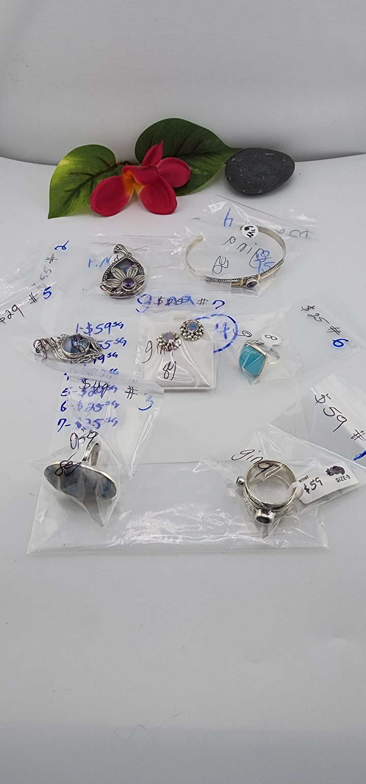 PM SHOW 48HR - RESERVED FOR: gina - 10/15/2025 FL tiktok Live Show - 7 Sterling Silver Item