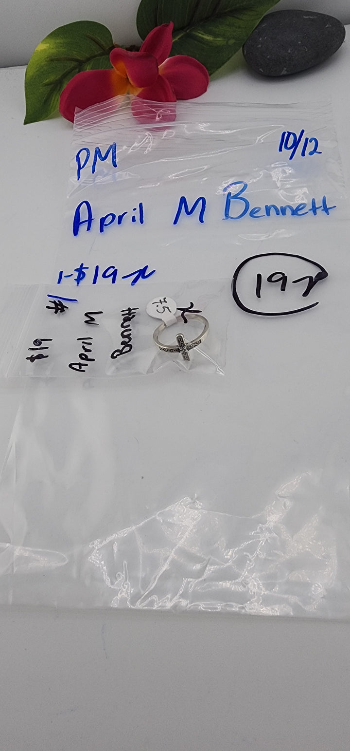 PM SHOW 48HR - RESERVED FOR: April M Bennett - 10/12/2025 FL tiktok Live Show - 1 Sterling Silver Items