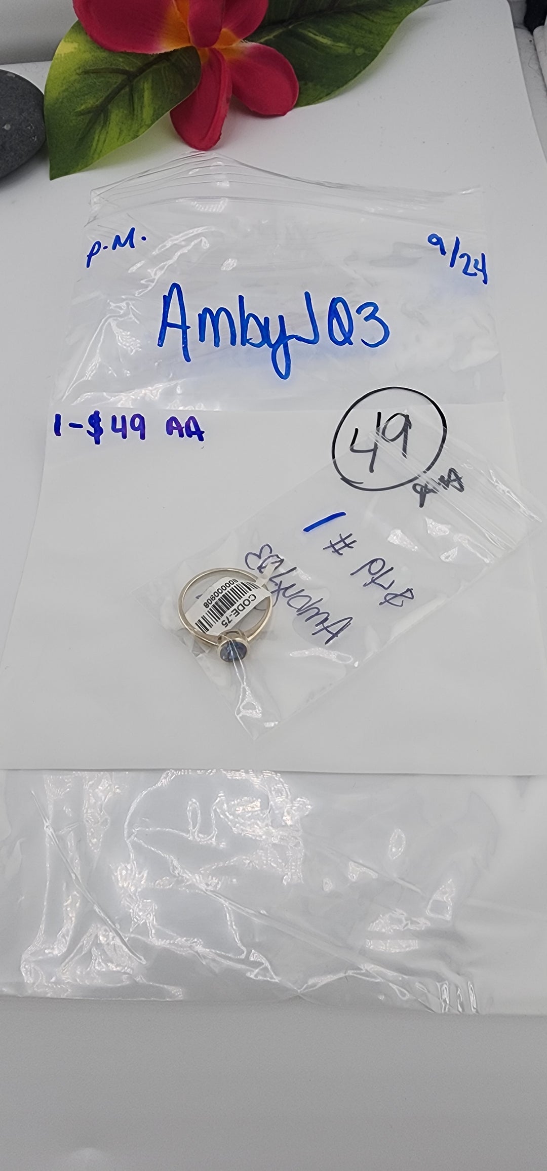 PM SHOW 48HR - RESERVED FOR: AmbyJ03 - 9/24/2025 FL tiktok Live Show - 1 Sterling Silver Items