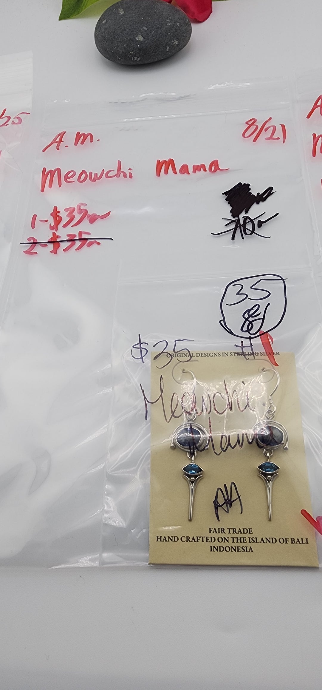 AM SHOW 48HR - RESERVED FOR: Meowchi Mama - 8/21/2025 FL tiktok Live Show - 1 Sterling Silver Items