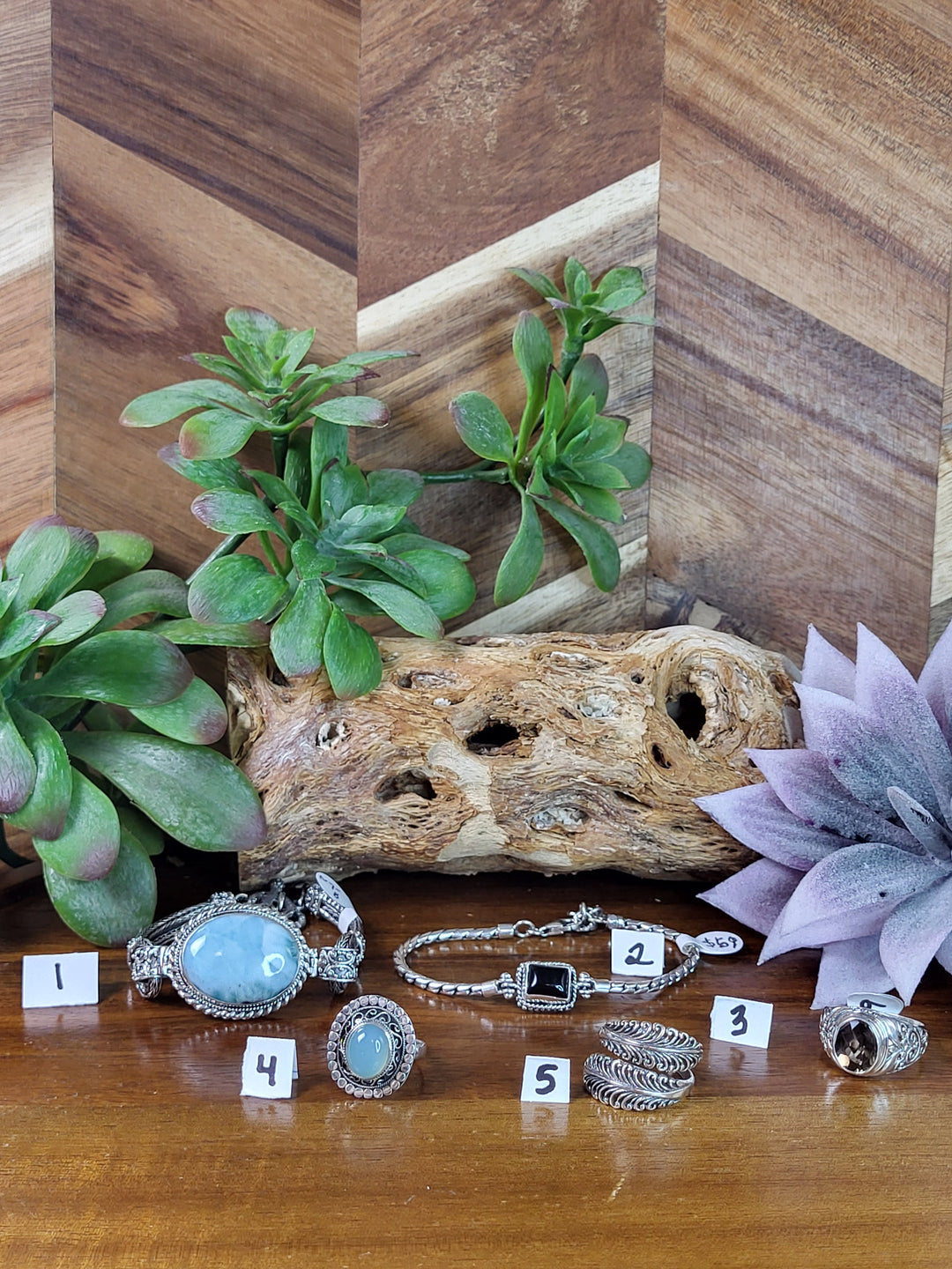 RESERVED FOR: Shawnee 8/3/24- 5 Sterling Silver Items