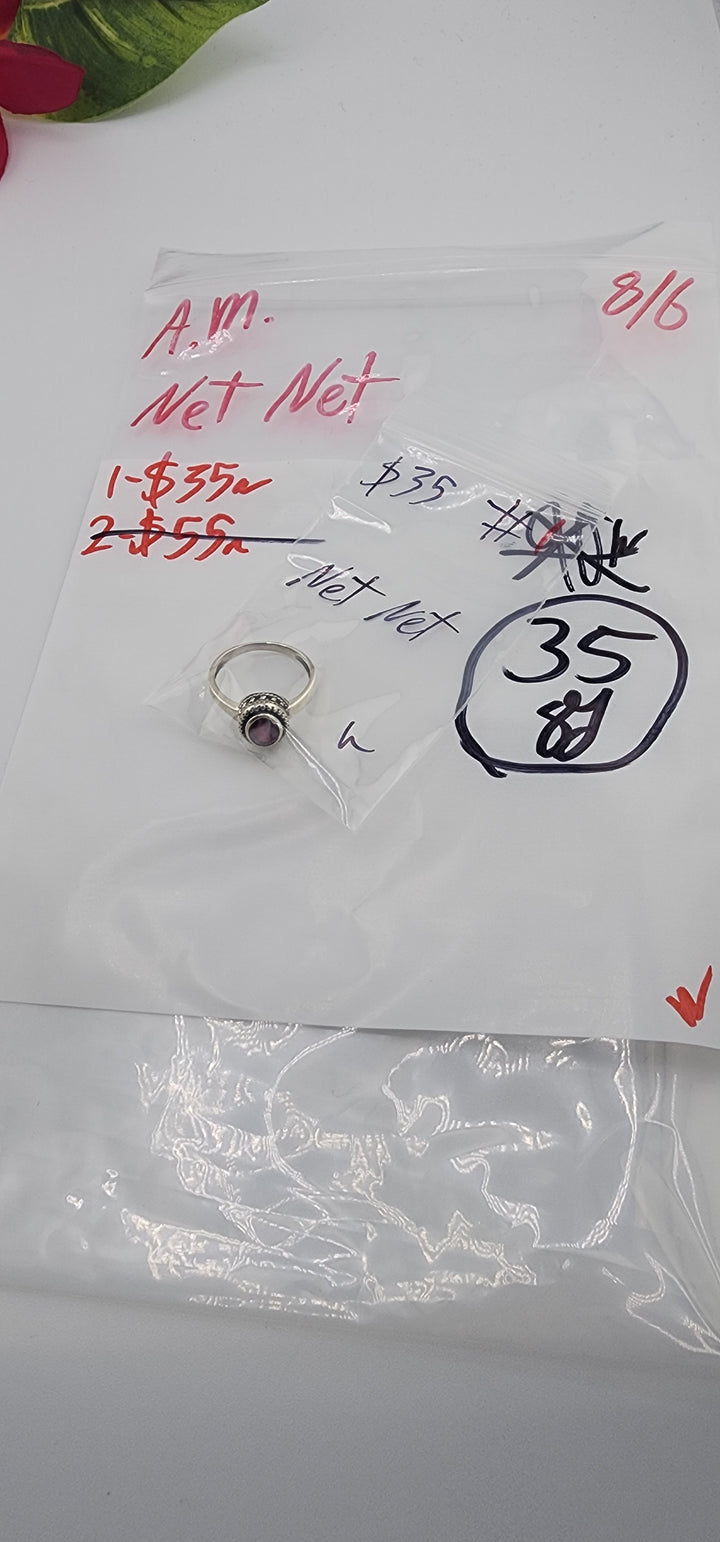 AM SHOW 48HR - RESERVED FOR: Net Net - 8/6/2025 FL tiktok Live Show - 1 Sterling Silver Items