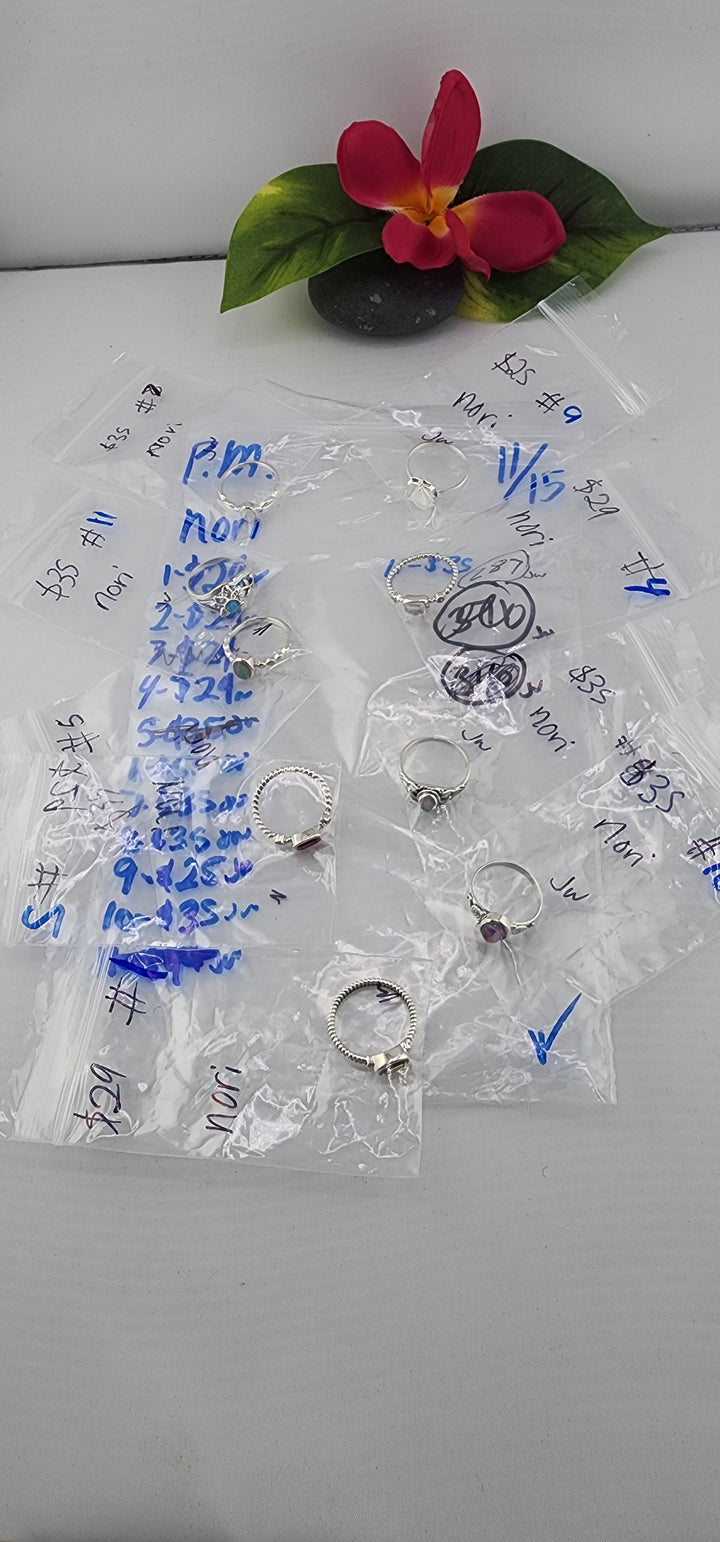 PM SHOW 48HR - RESERVED FOR: nori - 11/15/2025 tiktok Live Show - 9 Sterling Silver Items