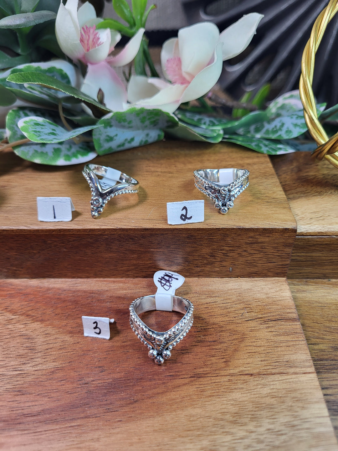 RESERVED FOR: Shawnee-9/1/2024 -3 Sterling Silver Items