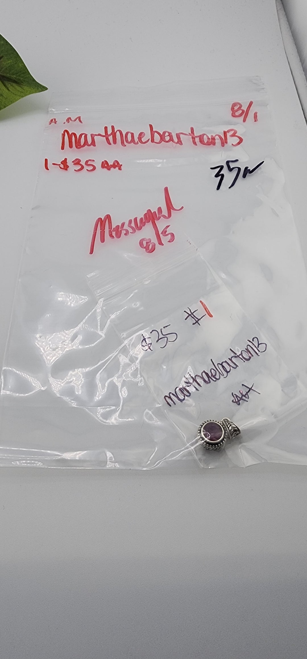 AM SHOW 48HR - RESERVED FOR: marthaebarton13 - 8/1/2025 FL tiktok Live Show - 1 Sterling Silver Items