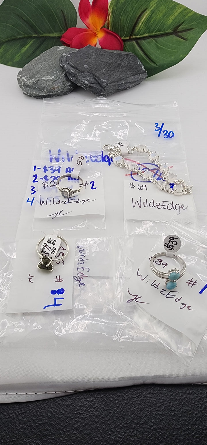RESERVED FOR: WildzEdge - 3/30/2025 tiktok Live Show -3  Sterling Silver Items